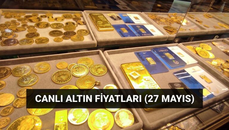 Altın düştü mü? Bugün altın ne kadar? 27 Mayıs son dakika canlı altın fiyatları Altın düştü mü? Bugün altın ne kadar? 27 Mayıs son dakika canlı altın fiyatları