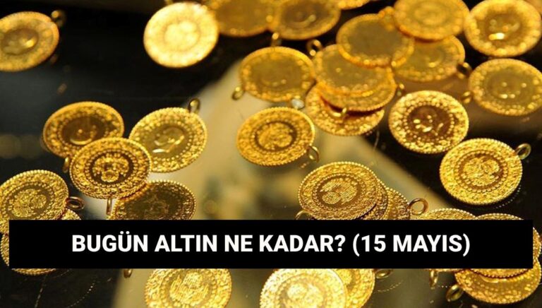 Altın düşüyor mu? Gram ve çeyrek altın ne kadar oldu? 15 Mayıs altın fiyatları Altın düşüyor mu? Gram ve çeyrek altın ne kadar oldu? 15 Mayıs altın fiyatları