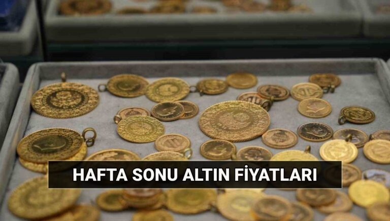 Altın ne kadar? Hafta sonu altın fiyatları 18 Mayıs: Gram altın, çeyrek altın, yarım altın canlı fiyatları Altın ne kadar? Hafta sonu altın fiyatları 18 Mayıs: Gram altın, çeyrek altın, yarım altın canlı fiyatları