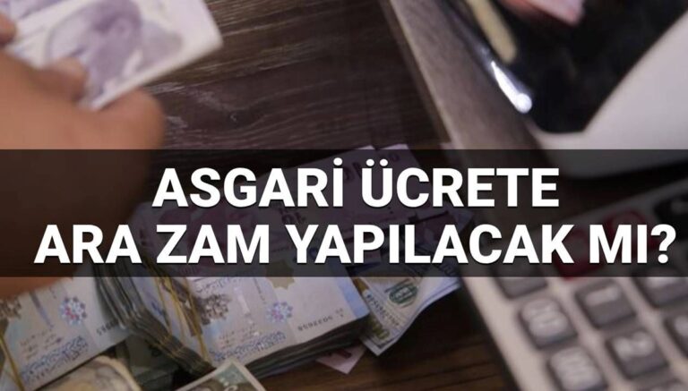 Asgari ücrete ara zam yapılacak mı? 2025 Temmuz’da asgari ücret yeniden belirlenecek mi, ne kadar olacak? Asgari ücrete ara zam yapılacak mı? 2025 Temmuz’da asgari ücret yeniden belirlenecek mi, ne kadar olacak?