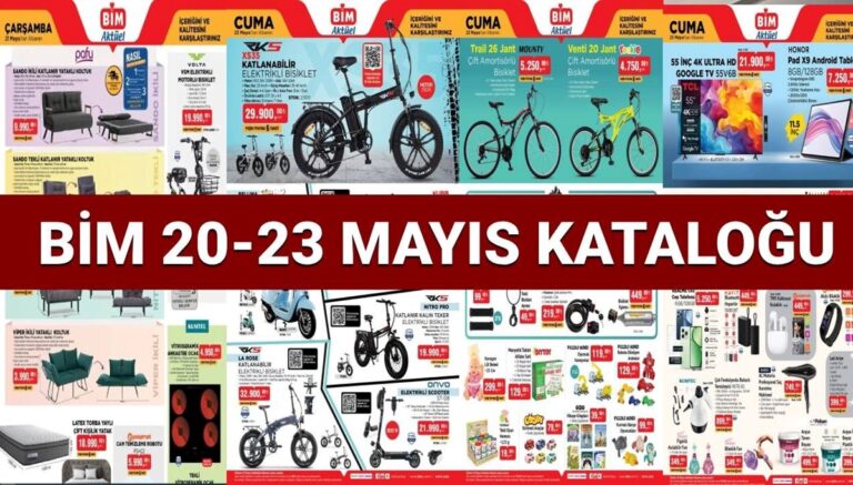 BİM aktüel 20-23 Mayıs: BİM aktüel katalogda bu hafta: Tablet, cep telefonu, televizyon ve mutfak gereçleri, koltuk ve yatak çeşitleri BİM aktüel 20-23 Mayıs: BİM aktüel katalogda bu hafta: Tablet, cep telefonu, televizyon ve mutfak gereçleri, koltuk ve yatak çeşitleri
