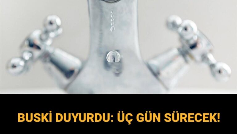 Bursa’da 3 gün sürecek su kesintisi: Sular ne zaman gelecek? BUSKİ duyurdu Bursa’da 3 gün sürecek su kesintisi: Sular ne zaman gelecek? BUSKİ duyurdu