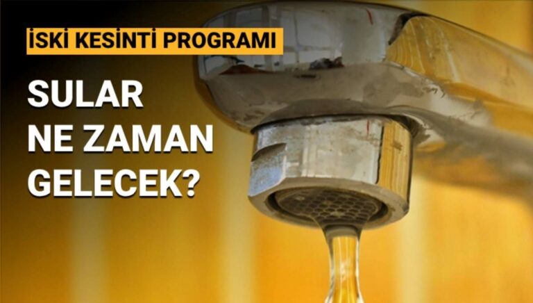 İSKİ su kesintisi 14 Mayıs kesinti programı: Üsküdar ve Ümraniye’de sular ne zaman gelecek? İSKİ su kesintisi 14 Mayıs kesinti programı: Üsküdar ve Ümraniye’de sular ne zaman gelecek?