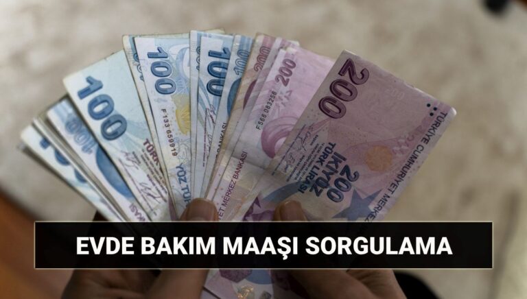 Mayıs evde bakım maaşı yatan iller sorgulama ekranı: Evde bakım aylığı ne kadar? Mayıs evde bakım maaşı yatan iller sorgulama ekranı: Evde bakım aylığı ne kadar?