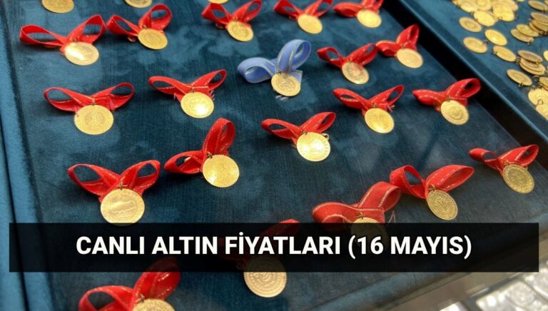 Son dakika altın fiyatları 16 Mayıs: Altın düştü mü? Bugün gram ve çeyrek altın kaç lira Son dakika altın fiyatları 16 Mayıs: Altın düştü mü? Bugün gram ve çeyrek altın kaç lira