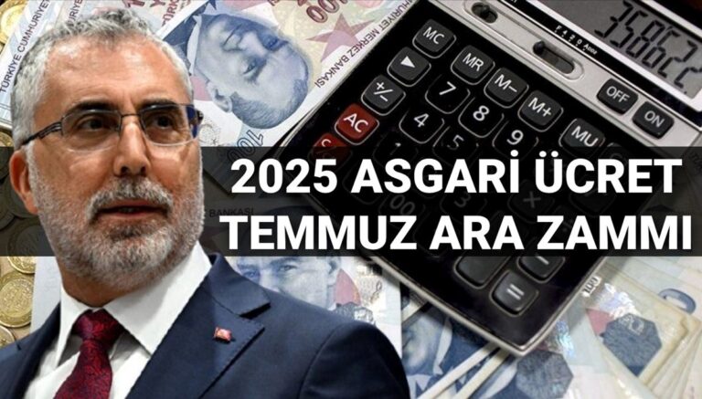 Temmuz’da asgari ücrete ara zam yapılacak mı, ne kadar olacak? Bakan Işıkhan’dan asgari ücrete ara zam açıklaması Temmuz’da asgari ücrete ara zam yapılacak mı, ne kadar olacak? Bakan Işıkhan’dan asgari ücrete ara zam açıklaması