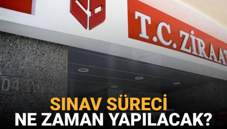 Ziraat Bankası memur alımı: Gişe memuru alımı sınavı ne zaman yapılacak? Ziraat Bankası memur alımı: Gişe memuru alımı sınavı ne zaman yapılacak?
