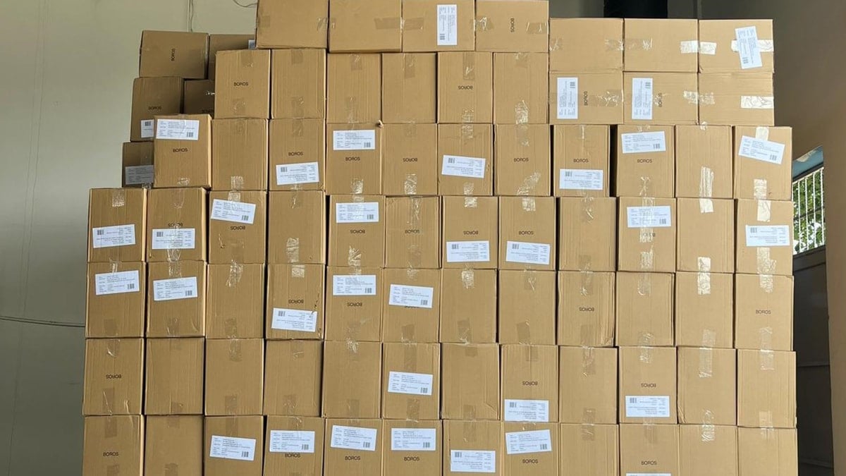18 milyon 330 bin makaron ele geçirildi 18 milyon 330 bin makaron ele geçirildi