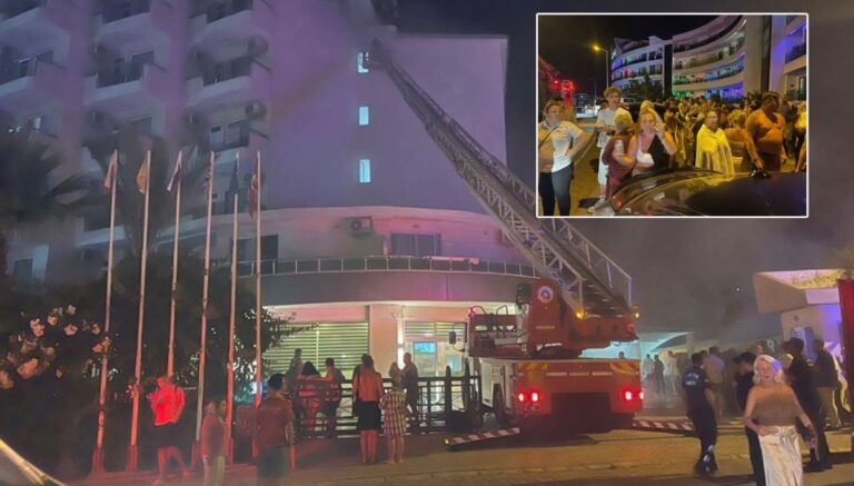 Alanya’da otel yangını: 622 turist tahliye edildi Alanya’da otel yangını: 622 turist tahliye edildi