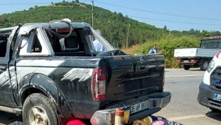 Aydın’da kamyonet takla attı: 1 ölü Aydın’da kamyonet takla attı: 1 ölü