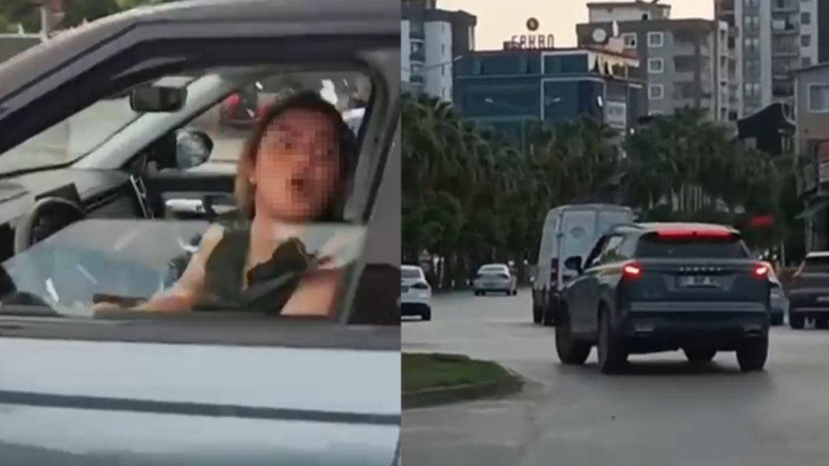 Çarptığı kuryenin kaskını ezip küfrederek, kaçtı Çarptığı kuryenin kaskını ezip küfrederek, kaçtı