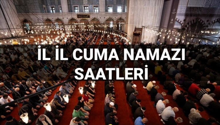 Cuma namazı vakitleri 20 Haziran: Cuma namazı saat kaçta Cuma namazı vakitleri 20 Haziran: Cuma namazı saat kaçta