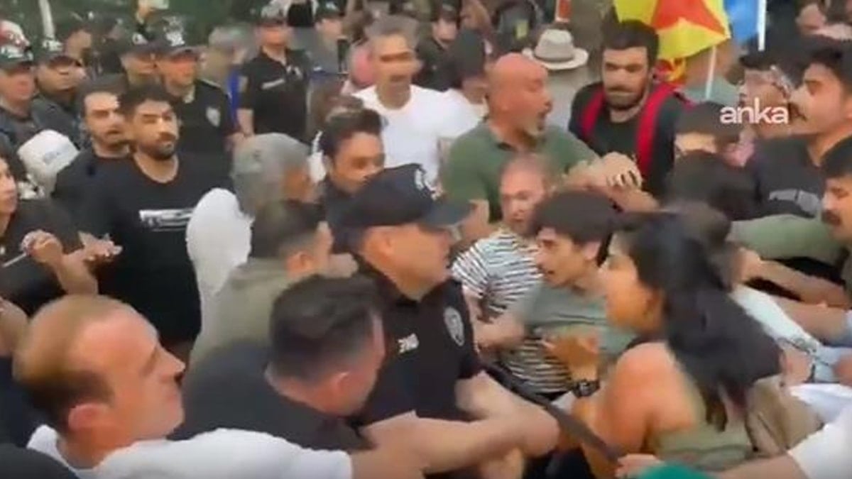 Filistin eyleminde gözaltına alınan 6 kişi serbest Filistin eyleminde gözaltına alınan 6 kişi serbest