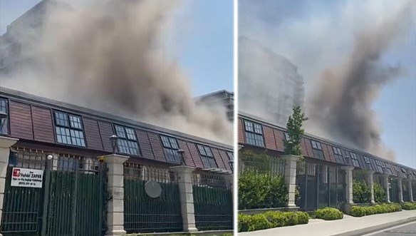 Fişekhane’de restoran yangını Fişekhane’de restoran yangını