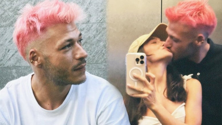 Hafsanur Sancaktutan makineyi eline aldı sevgilisinin pembe saçlarını kesti Hafsanur Sancaktutan makineyi eline aldı sevgilisinin pembe saçlarını kesti