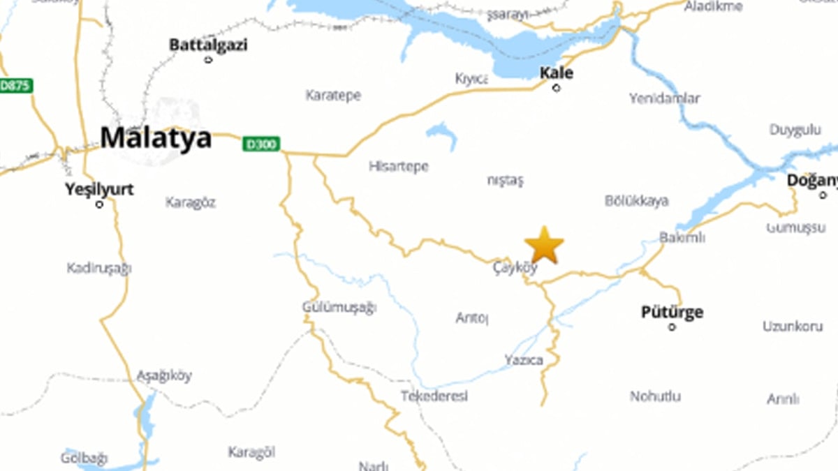 Malatya’da 3.9 büyüklüğünde deprem Malatya’da 3.9 büyüklüğünde deprem