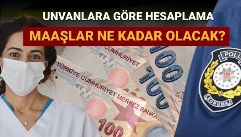 Memur maaş zammı hesaplaması yapıldı: Öğretmen, polis, hemşire, doktor, profesör maaşları Temmuz 2025 ne kadar olacak? (Unvanlara göre maaş tablosu) Memur maaş zammı hesaplaması yapıldı: Öğretmen, polis, hemşire, doktor, profesör maaşları Temmuz 2025 ne kadar olacak? (Unvanlara göre maaş tablosu)