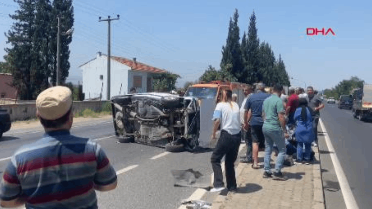 Otomobil, araca çarparak takla attı: 1’i çocuk 4 yaralı Otomobil, araca çarparak takla attı: 1’i çocuk 4 yaralı