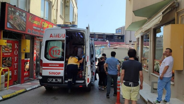 Otomobilin çarptığı yaya yaralandı Otomobilin çarptığı yaya yaralandı