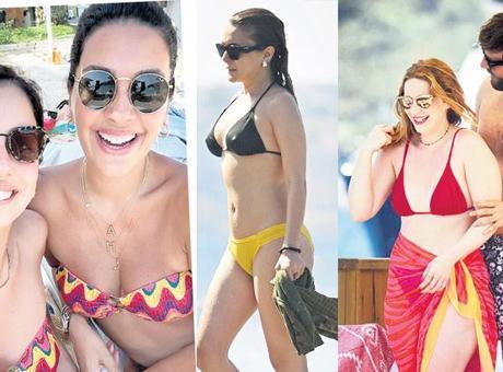Sahillerden yeni görüntüler! Bu kez iki ünlü isim bikini piştisi oldu Sahillerden yeni görüntüler! Bu kez iki ünlü isim bikini piştisi oldu