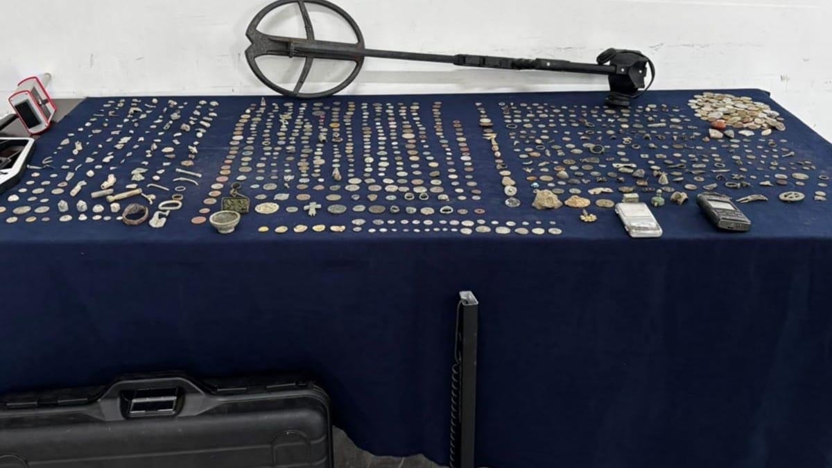 Tekirdağ’da 1014 sikke ele geçirildi Tekirdağ’da 1014 sikke ele geçirildi