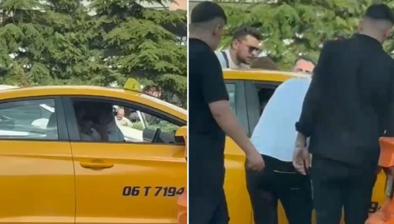 Trafikte tartıştığı taksi şoförünü yumrukladı Trafikte tartıştığı taksi şoförünü yumrukladı