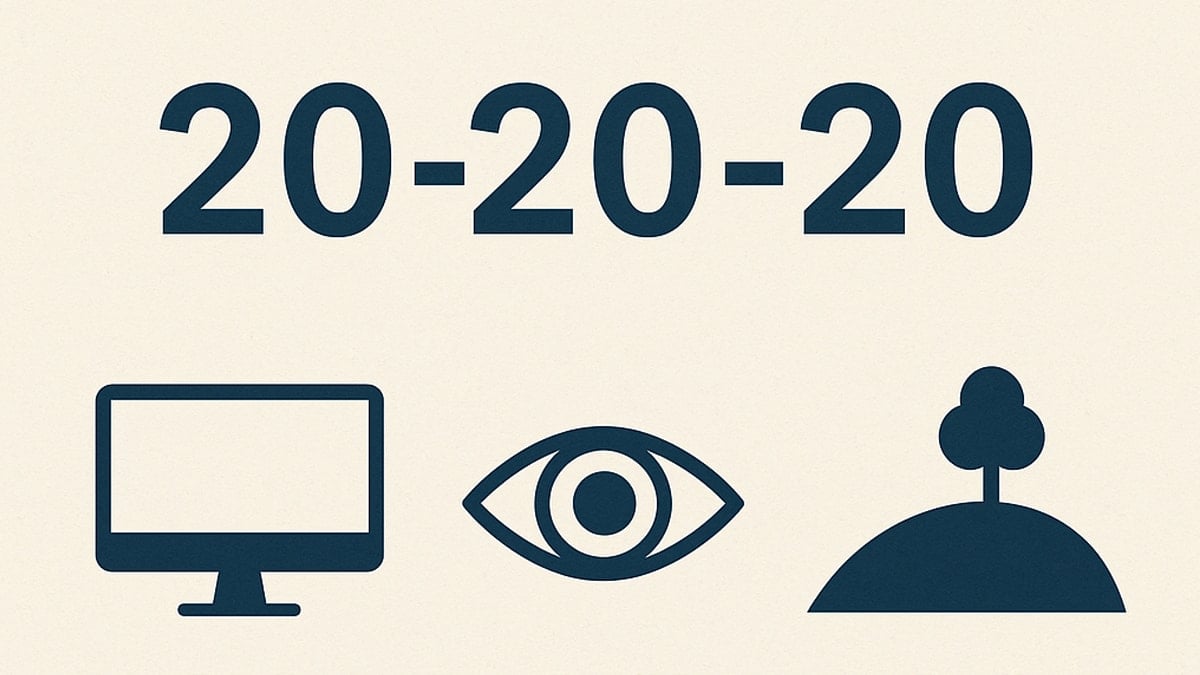 Uzmanı bu basit yöntemi önerdi: 20-20-20 kuralı Uzmanı bu basit yöntemi önerdi: 20-20-20 kuralı